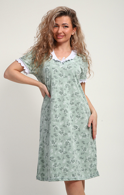  М431 Сорочка «Зефирка»(светлый хаки)