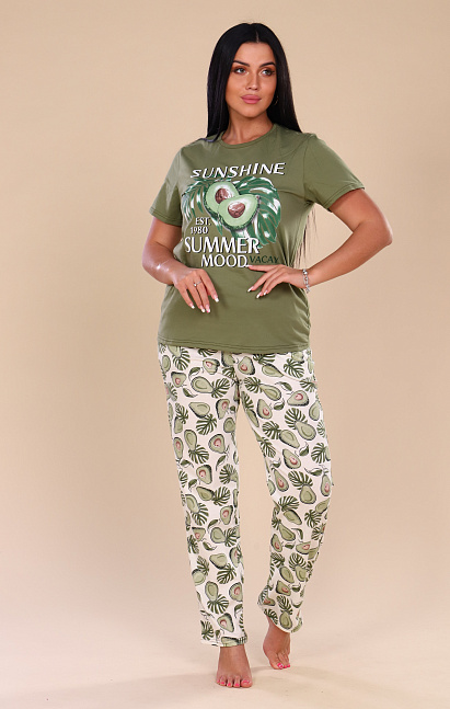 М349 Пижама «Тропики» (футболка+брюки)