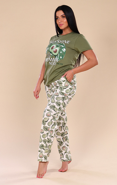 М349 Пижама Тропики, футболка+брюки